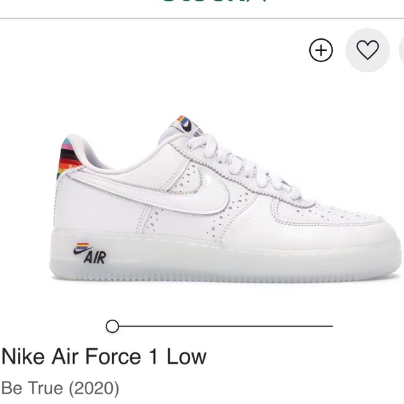 Nike Air Force 1 Low Be True in White/Multi-Color - Picture 2 of 14